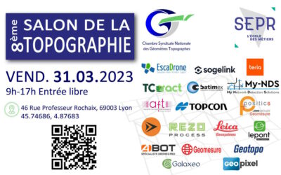 8ème Salon de la Topographie le 31 mars 2023